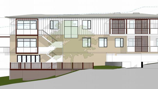 Artist and architectural impressions of the proposed drug and alcohol rehabilitation centre at 74 Glen Rd, Ourimbah.