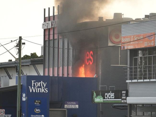 Exclusive photos: Grafton Shoppingworld catches fire