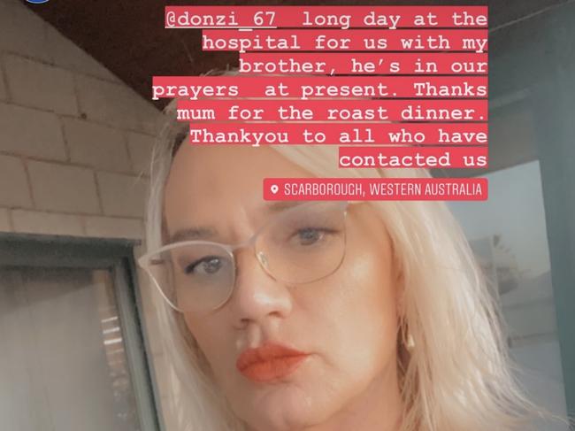 Dani Laidley shares some sad news on Instagram.