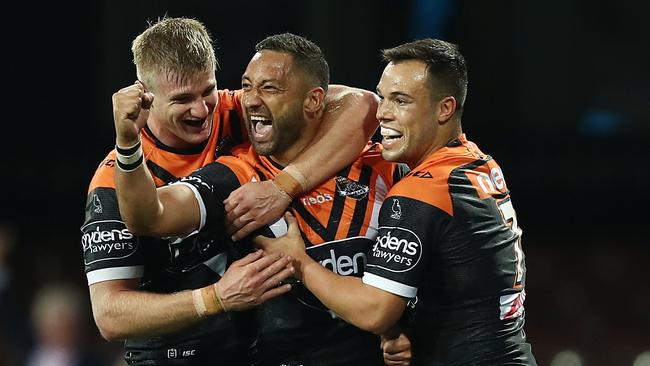 Benji Marshall turned back the clock for the Tigers. Picture: Getty Images