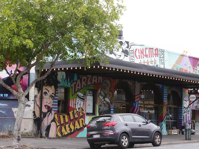 Red Hill Cinema, Red Hill on Thursday, November 28, 2019. The former skate-rink building has been refurbished and is now opening this weekend. (AAP Image/Claudia Baxter)