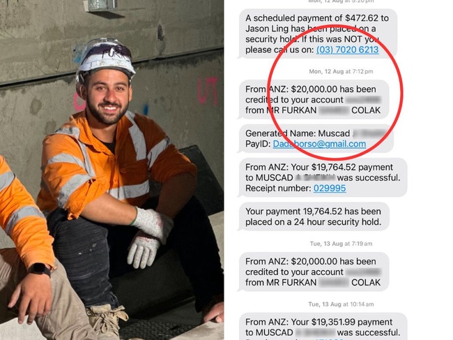 ANZ spoof scam sees Melbourne tradie lose $58k