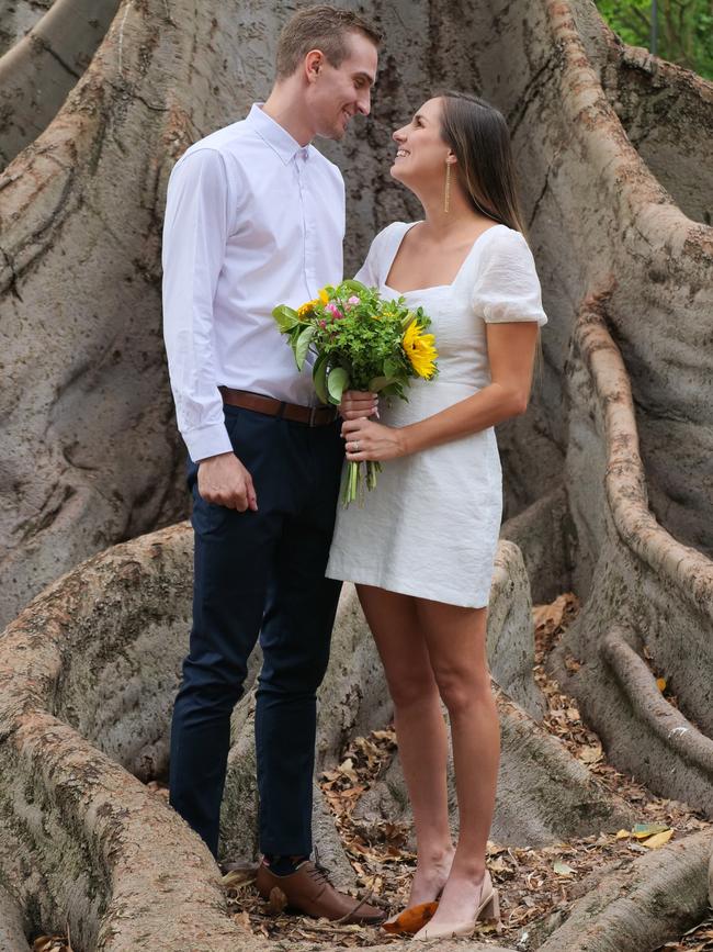 Adelaide 36ers star Anthony Drmic marries Jenna Griggs: Coronavirus can’t stop wedding. Picture: Brandon Hancock