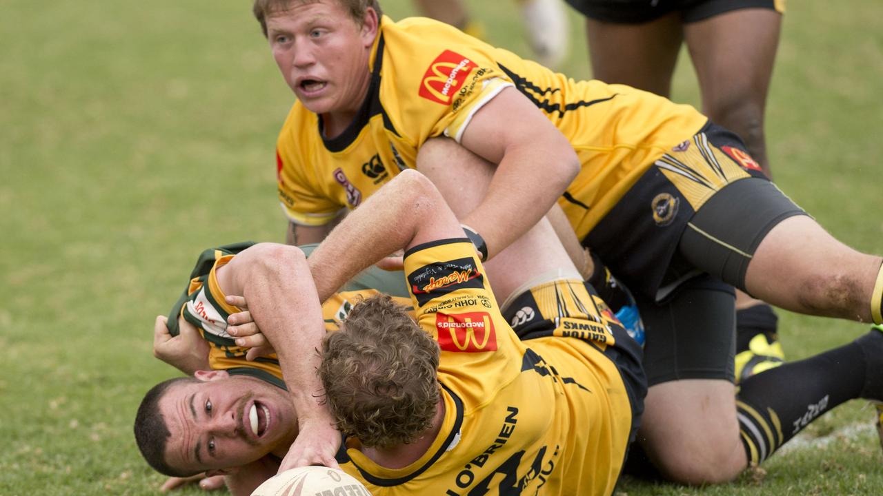 Mitch Koina. TRL grand final, Wattles vs Gatton. Sunday, Sep 07, 2014. Photo Nev Madsen / The Chronicle