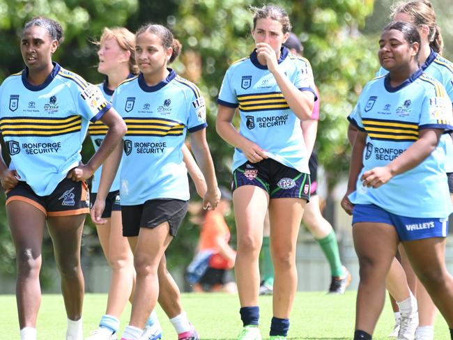 Harvey Norman U17 girls match between Brisbane Tigers and NorthsSaturday February 1, 2025. Picture, John Gass