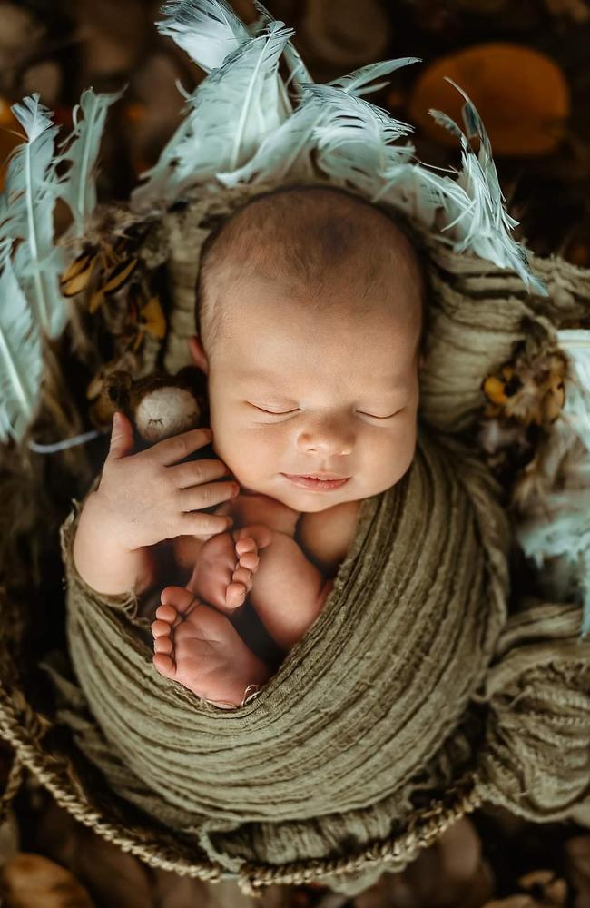 Jake Alexander Thompson was born on January 13, 2022, at Mackay Base Hospital. He weighed 3160g and measured 50cm long at birth. He is the youngest child for parents Aimee and Matthew Thompson, and a little brother to Aleira, Harper and Willow. Picture: Melissa Cooney Photography DMBJ22