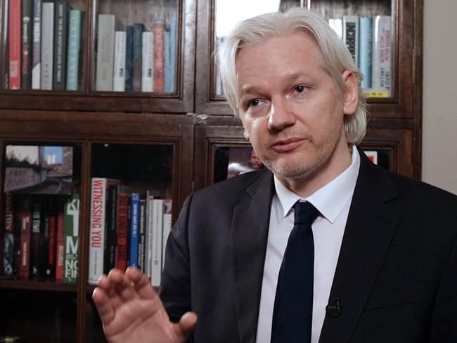 WikiLeaks co-founder Julian Assange has slammed the government for suppressing details of a corruption case. Picture: Ella Pellegrini