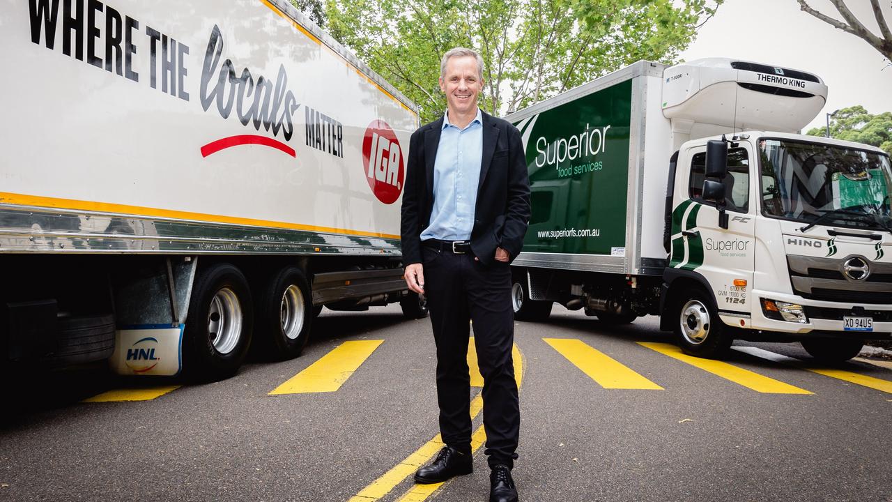 Metcash chief Doug Jones is buying the Superior Food distribution business as part of three acquisitions outlined Monday.