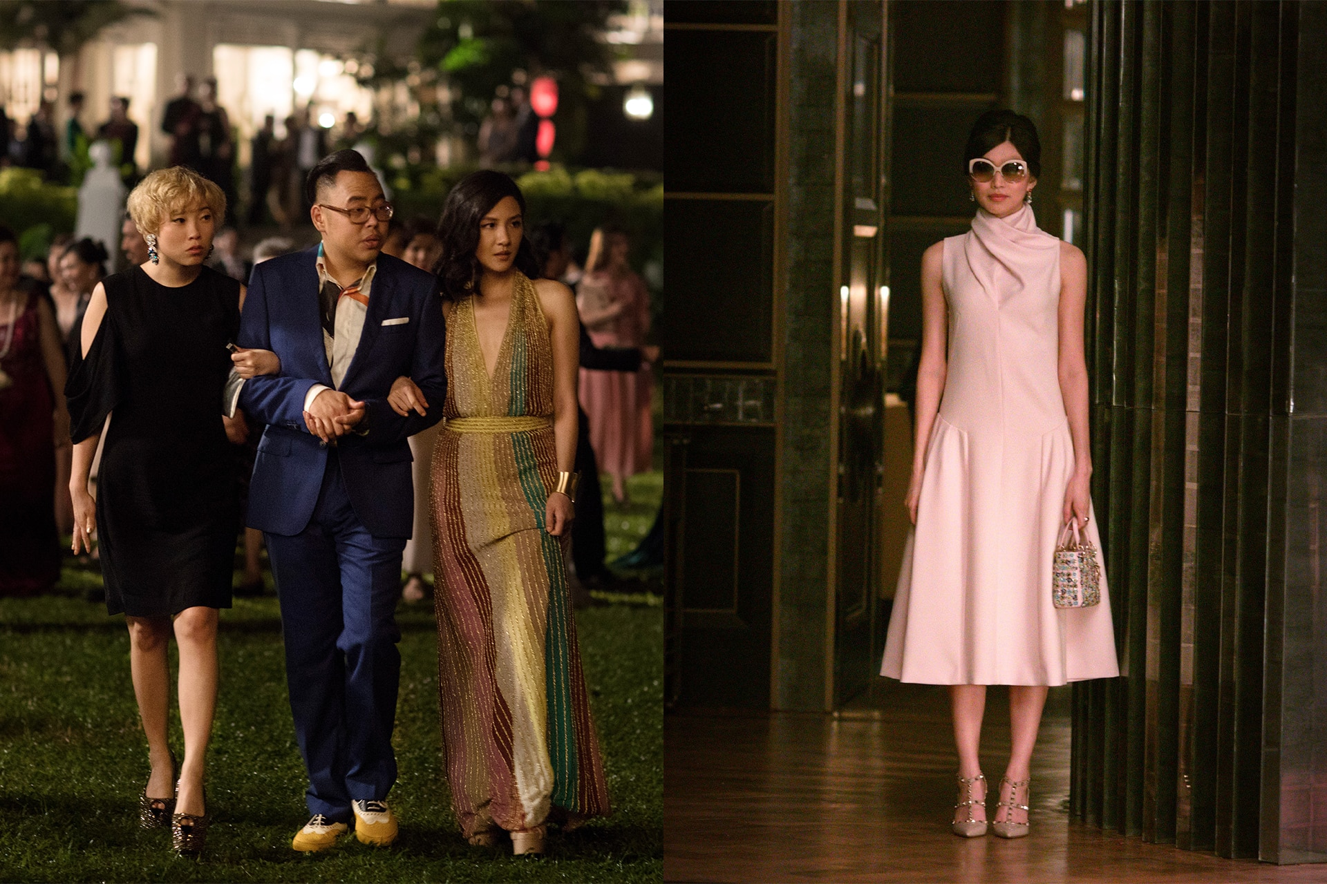 <p><em>Image credits: Warner Bros.</em></p><h3><em>Crazy Rich Asians</em> (2018)</h3><p>When the likes of Gemma Chan, Michelle Yeoh and Constance Wu come together to film a rom-com, you know you&rsquo;re in for a treat.&nbsp;<em>Crazy Rich Asians</em>, though a newer film that hasn&rsquo;t had as long to make a lasting impact, deserves a mention due to its elaborate and luxurious wardrobes, worn exceptionally well by Chan, Yeoh and Wu respectively. From designer sunglasses and dazzling jewels, to sweeping evening gowns, coats and sparkling party dresses, this modern rom-com is equal parts love story and runway.&nbsp;</p>