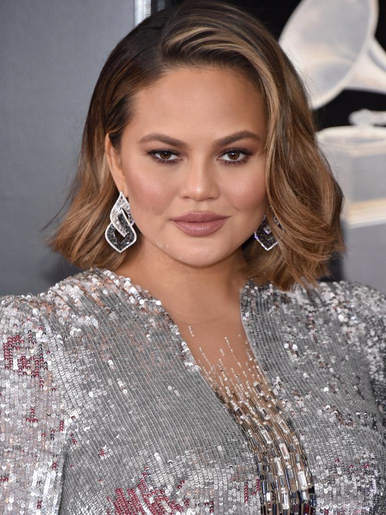 ‘I’m worried for my family’: Chrissy Teigen. Picture: AFP