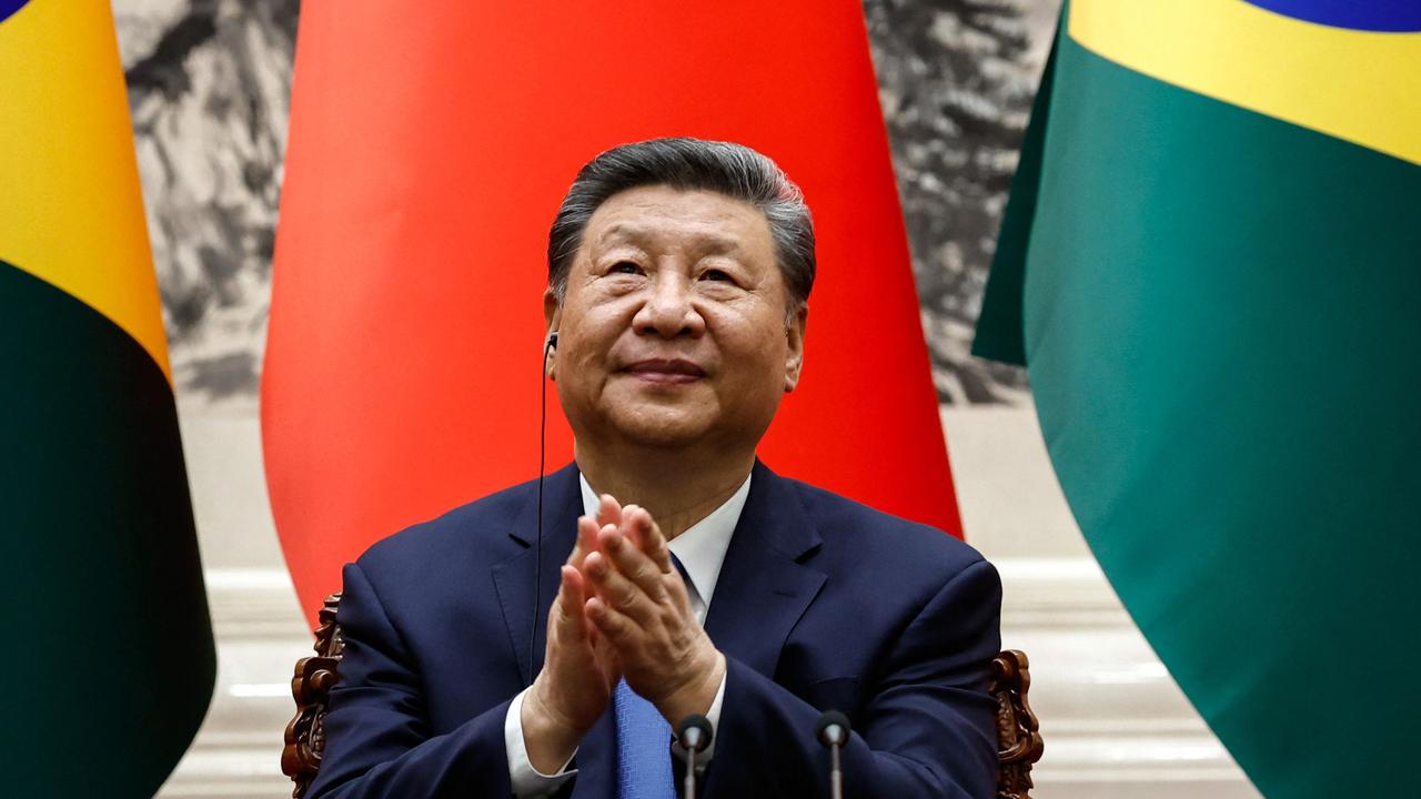 Mr Trump and Chinese President Xi Jinping are expected to hold a long-awaited call this week amid escalating trade tensions between their nations. Picture: TINGSHU WANG / AFP