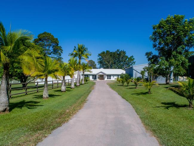 The auction's biggest sale was a $1.8m acreage property, at 106 Fairhill Rd, Ninderry, purchased by a neighbouring farmer.