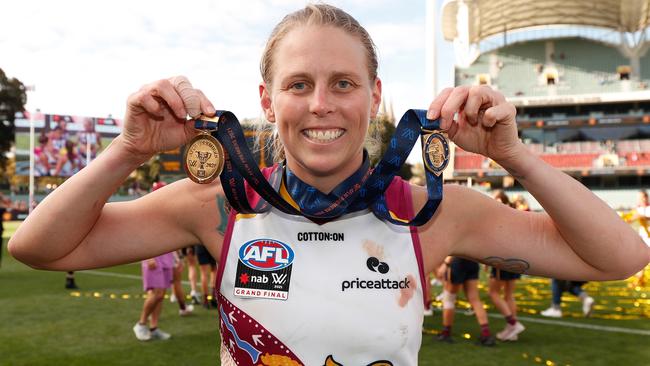 Defender Kate Lutkins was adjudged best on ground. Picture: Michael Willson/AFL Photos via Getty Images