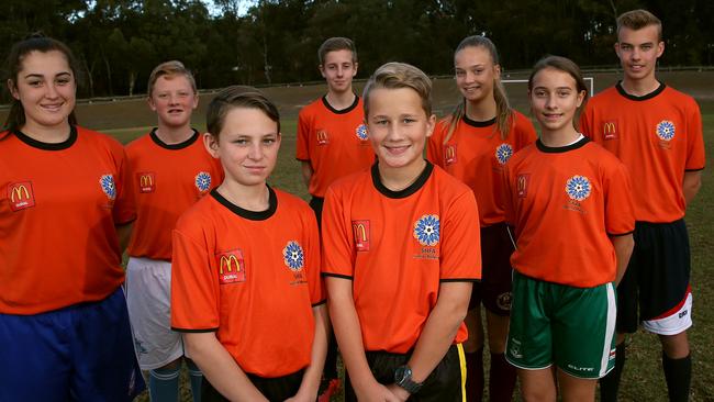 The Sydney Hills Football Association started a Junior Referee Development program this year. Picture: Carmela Roche