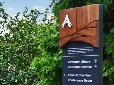 Adelaide Hills Council's council chambers and building in Stirling.