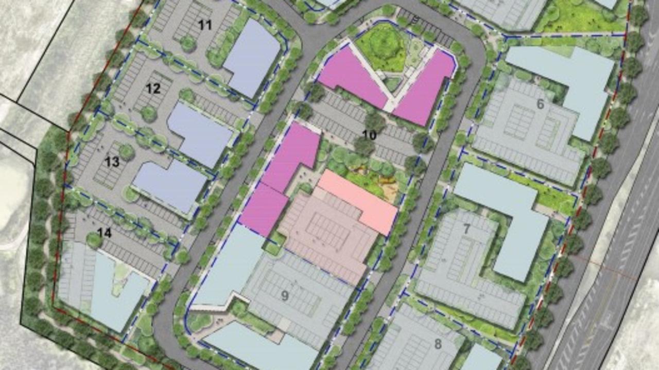 A new business park has been proposed for a vacant Baringa site. Photo: Stockland/ RPS Group