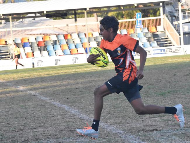 Rockhampton District Secondary Schools Rugby League grand finals, Year 8C, Chanel College, Gladstone, versus Glenmore State High, Browne Park, September 7, 2022.