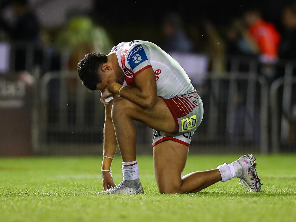 Tyrell Sloan was placed on report. Picture: NRL Photos