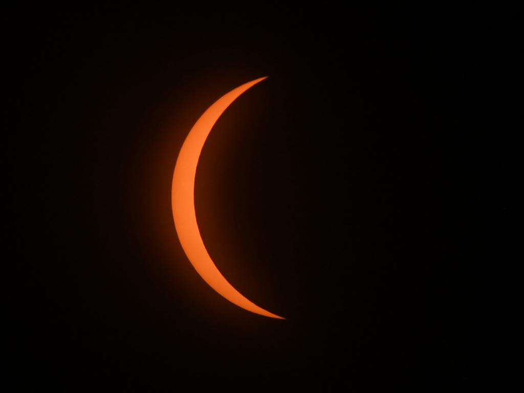 The eclipse sped northeast across the United States and on to Canada. Picture: AFP