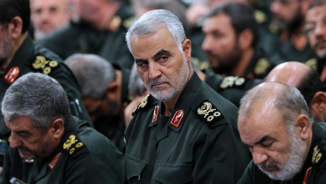 Former Quds Force commander Qassem Soleimani, who was killed by the US in 2020. Picture: AFP