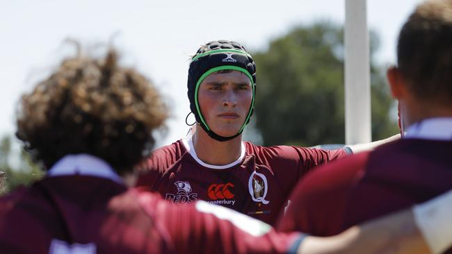 Bennett Armistead. Round 3 Super Rugby U16 between NSW Waratahs U16 v QLD Reds U16 at Forshaw Rugby Park, Sylvania Waters – Sunday 15th October 2022. Karen Watson