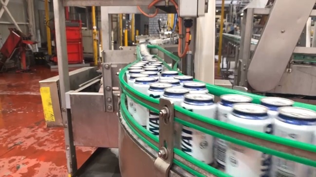 Cascade Brewery producing canned water for bushfire affected communities