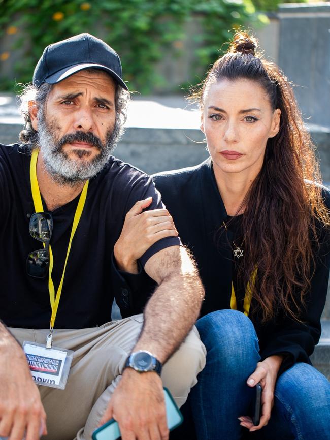 Lion Yanai and Lea Mor, brother and sister of Moran Yanai.
