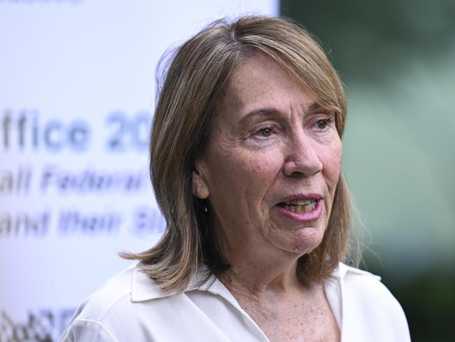 CANBERRA, AUSTRALIA  - NewsWire Photos - November 19, 2024: Senator Sue Lines officially launches Fit for Office, a three week fitness challenge for 40 plus MPs and senators at Parliament House in Canberra. Picture: NewsWire / Martin Ollman