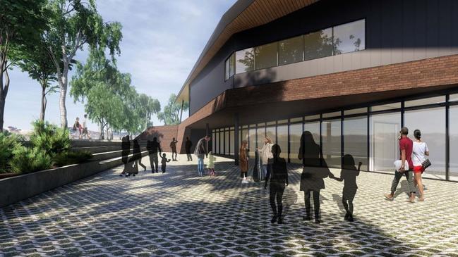 Final designs for the Max Amber Sportsfield clubrooms at Paradise. Picture: Supplied