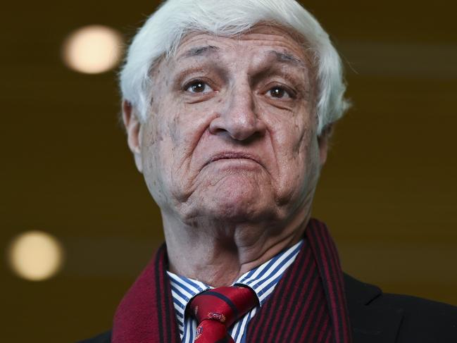 CANBERRA, AUSTRALIA, NewsWire Photos. SEPTEMBER 11, 2023: Bob Katter, Federal Member for Kennedy introduces Unlocking Regional Housing Bill during a press conference at Parliament House in Canberra. Picture: NCA NewsWire / Martin Ollman