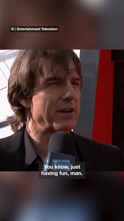 Tom Cruise's awkward response to family question