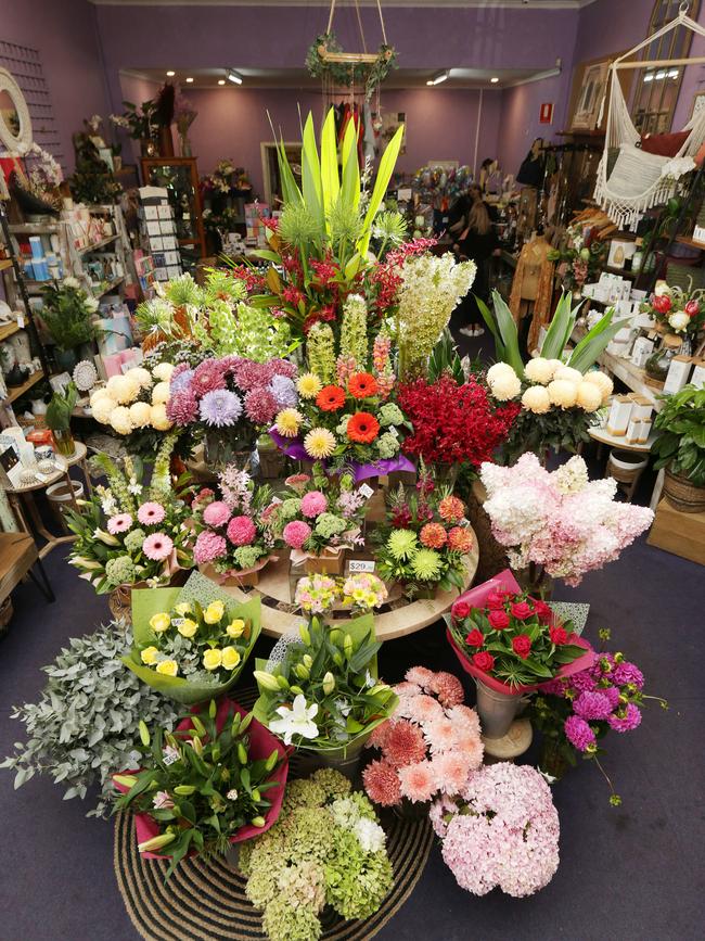 The shop offers beautiful blooms and gifts. Picture: Norm Oorloff