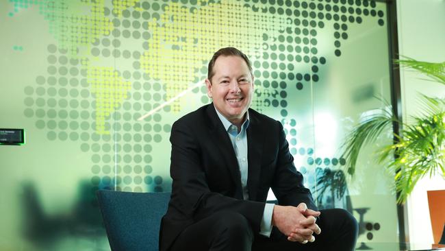 Tabcorp chief executive Adam Rytenskild in improving the company’s digital offerings. Picture: John Feder