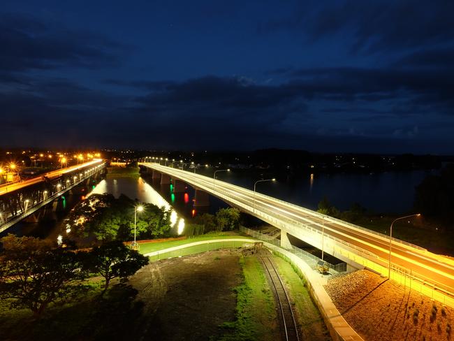 Bryant was driving over the new Grafton bridge.