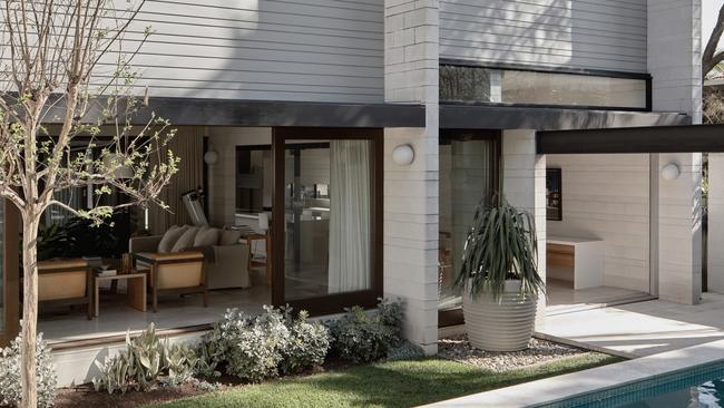 The new build at 8 Milne St, Clayfield is one of just 2 homes designed by the award-winning architecture team behind the Calile Hotel. Picture: Supplied