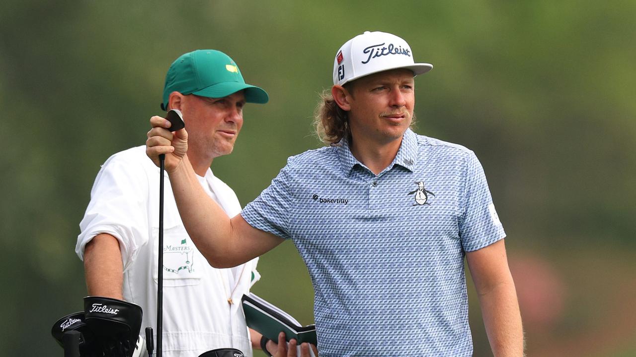 Cameron Smith is a serious contender at The Masters. (Photo by Andrew Redington/Getty Images)