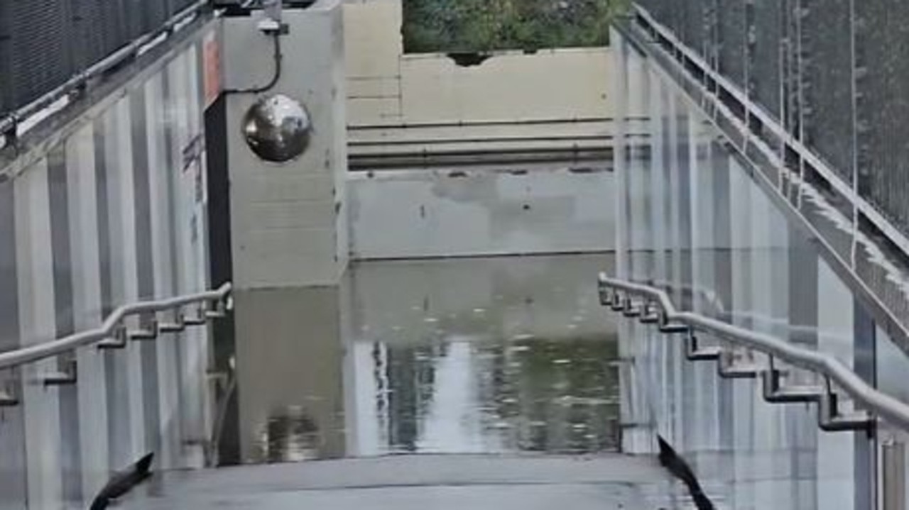 An underground footpath at Beenleigh Train Station on Sunday, March 10, 2025. Picture: supplied