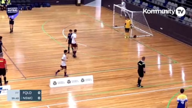 Replay: Football Australia National Futsal Championships Day 4 - Football Queensland v NSW Country (U14 boys QF)