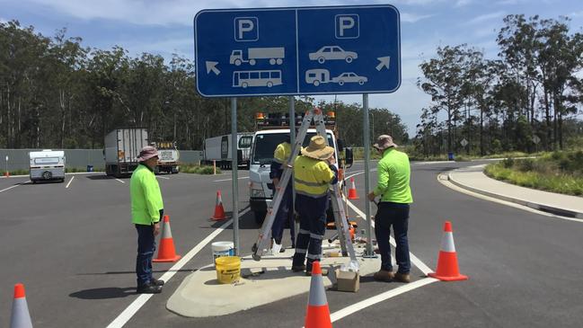 Police pulled the driver over near the Arrawarra rest area.