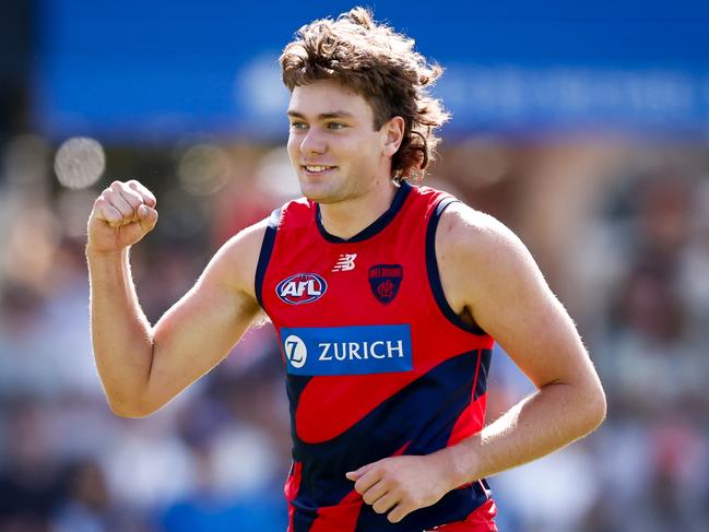 Young Demon Matthew Jefferson put his hand up again on Saturday. Picture: Dylan Burns/AFL Photos