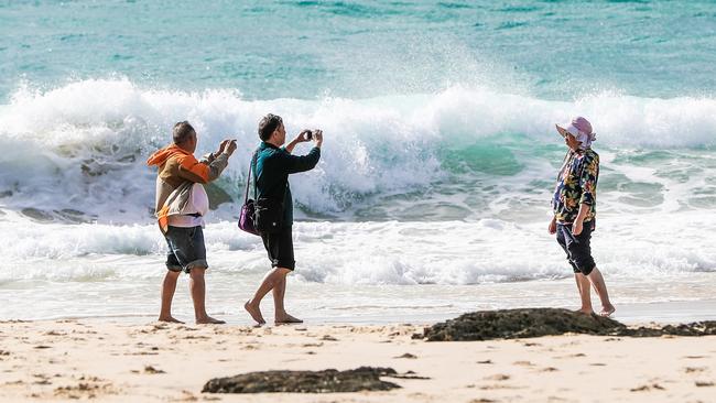 Chinese tourists have been told to stay away from Australia over the risk of racist attacks. Picture: NIGEL HALLETT