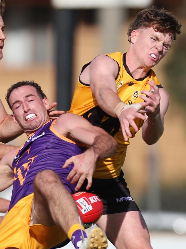 North Albury young gun Joshua Murphy booted six goals against GV. Picture Yuri Kouzmin