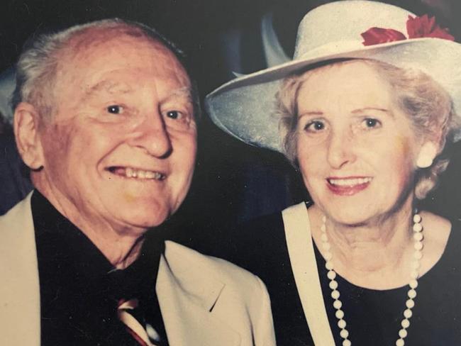 Sylvia Jessop and her husband Arthur spent more than three decades on the Gold Coast before he died.