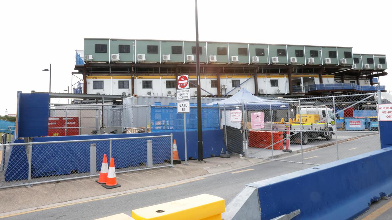 Workers have returned to Cross River Rail construction sites at Boggo Rd, Woolloongabba and Roma Street. Picture: Steve Pohlner