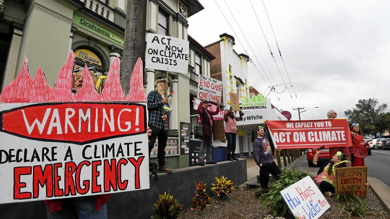 Emu Park residents claims man-made climate change is 'fake news'. Picture: Marc Stapelberg