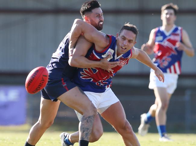 Ryan “Bomber’’ Goodes (right).