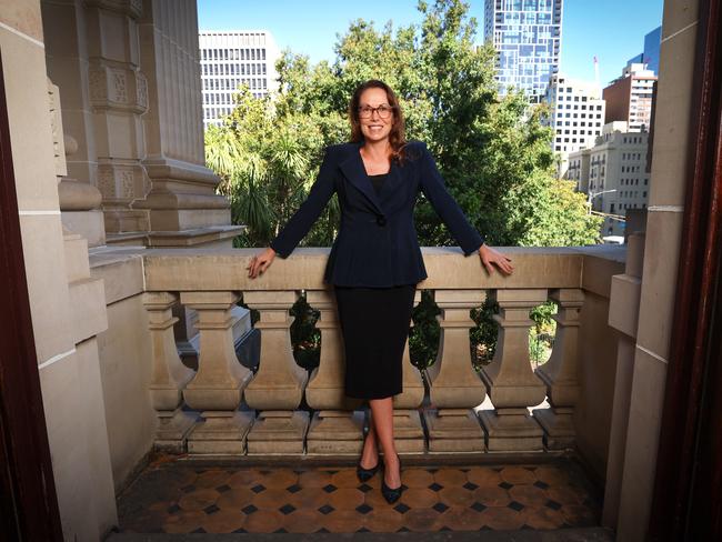 Jaclyn Symes will jump into the lower house this week to deliver her first budget. Picture: David Caird