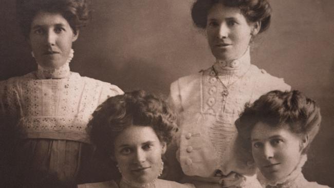 Minnie and Daisy Simpson (back row) with Effie and Ethel Simpson (front row). Picture: Supplied.