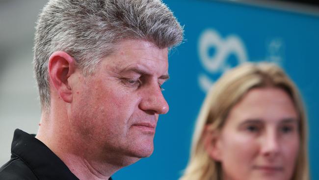 Stirling Hinchliffe resigned as Minister for Transport shortly after the release of the latest review into Queensland Rail. Picture: Claudia Baxter