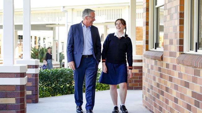 Head of King’s Greg Eddy is excited to see girls from four Gold Coast schools attend. Pic Tim Marsden